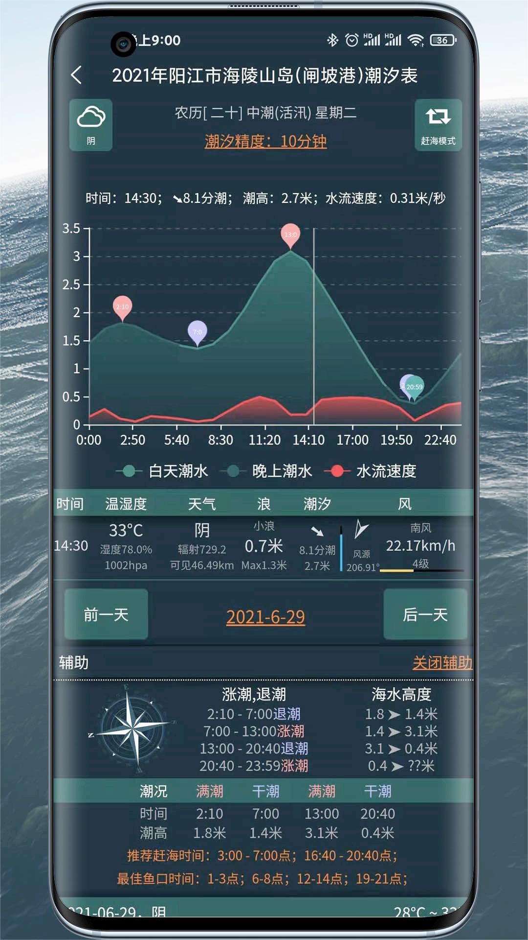潮汐表精灵app
