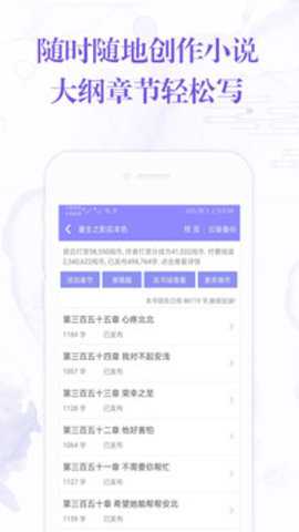 手机写小说app