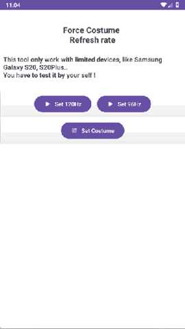 ScreenRefreshRateTool
